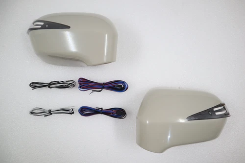 Mirror DRL LED indicator unpaint For 2006 07 08 09~2011 HONDA Civic Hybrid Sedan