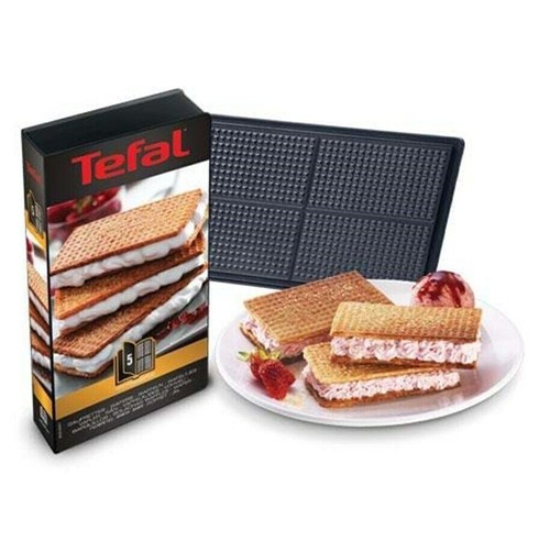 Snack Collection n.5 - Set 2 Piastre per Cialde Gaufrettes Tefal XA800512 - Foto 2 di 6