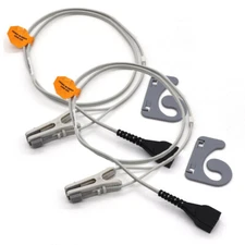 2Pcs, 7pins Adult Ear Clip Spo2 Sensor suitable for Nonin 8500,8600,8700,8800 1m