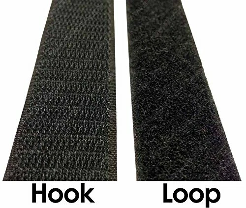 pegefinger Kompatibel med Napier Velcro® Brand 2&#034; Inch Wide Black Hook and Loop Set - Sew-On Type - 1  Yard | eBay