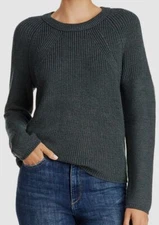 $158 Velvet by Graham & Spencer Women's Green Paticiar Pullover Sweater Size XS