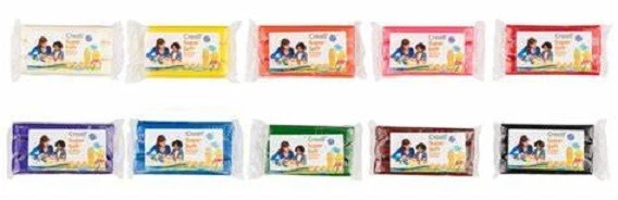 SUPERSOFT weiche Knete Softknete Spielknete Knetmasse Modelliermasse 500g Creall