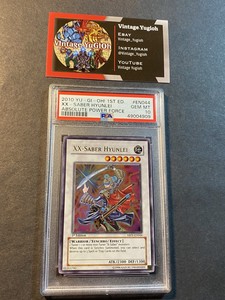 Genuine Free Shipping Yugioh Psa 10 Xx Saber Hyunlei Abpf En044 1st Edition American English Ultra Outlets Online Www Scoala Auto Moto Ro