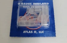 ATLAS O 3-RAIL INSULATED RAIL JOINERS 6093! O SCALE O GAUGE TRACK PACK OF 16