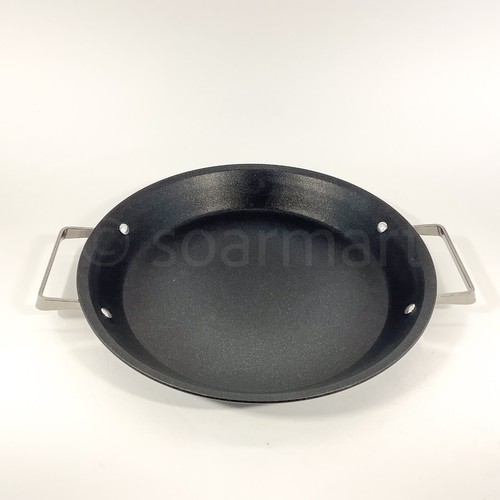Moneta of Italy Paeilera 13.5IN Non-stick Skillet Casserole Roasting Pan Black - Picture 5 of 10