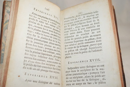 MANUEL MACHINE PNEUMATIQUE-THILLAYE-1766-GASTRONOMIE RELIURE - Picture 5 of 6