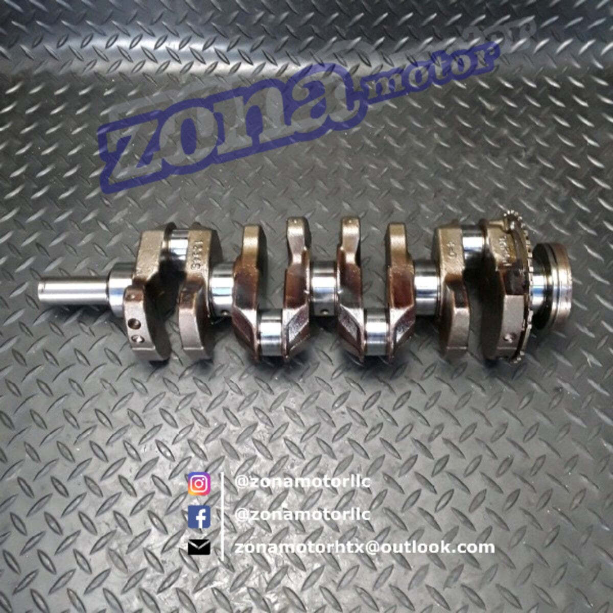 Nissan 2.5L QR25 L4 DOHC Crankshaft 110403TA2A eBay