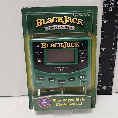 RecZone 2012 Black Jack Las Vegas Style Electronic Handheld Game CB1001