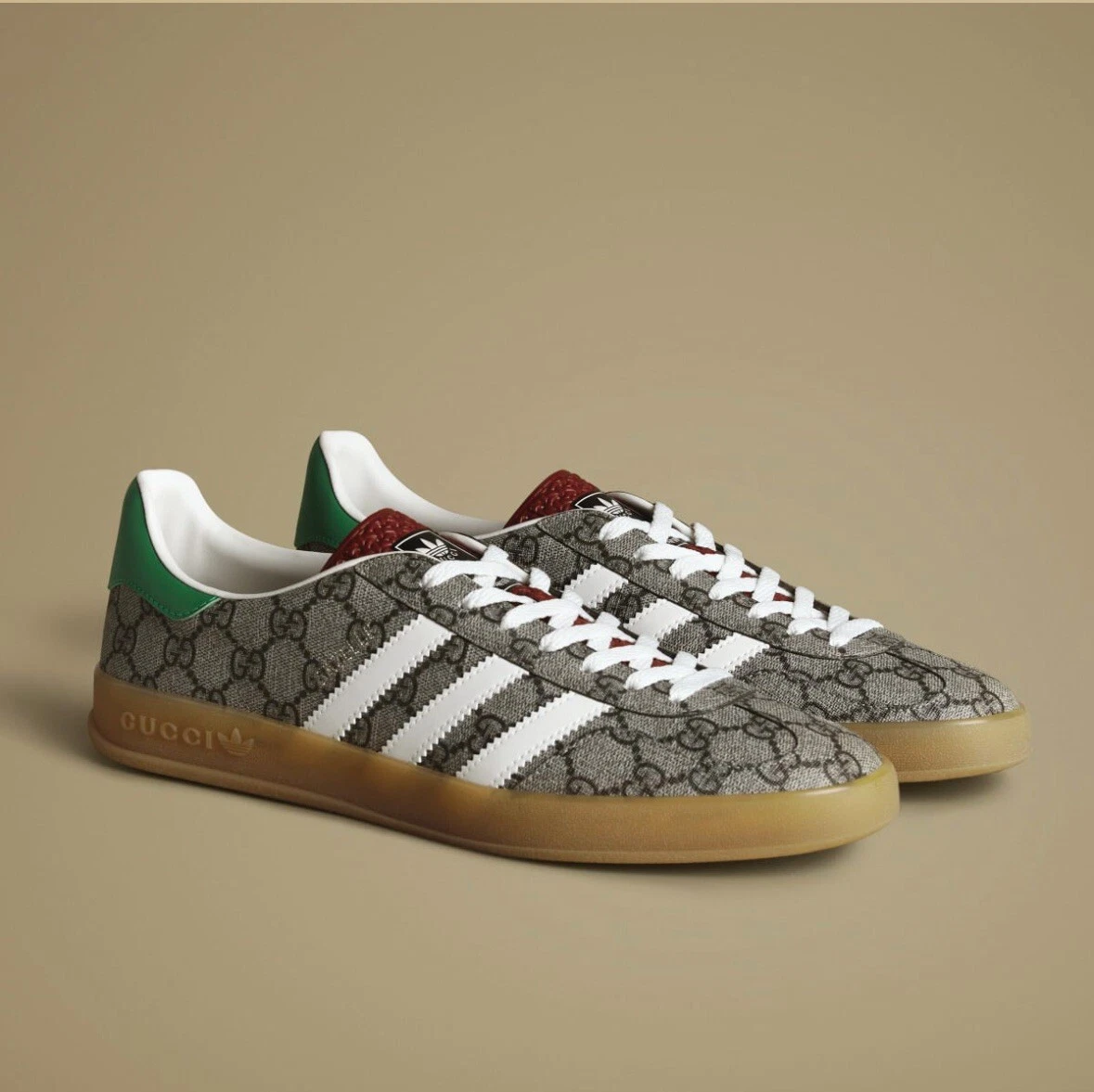 Adidas x gucci gazelle GG Monogram Brand New Size 9.5