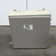 Hoffman 30" x 30" x 12" Electrical Enclosure W/Backplate & Hinged Door