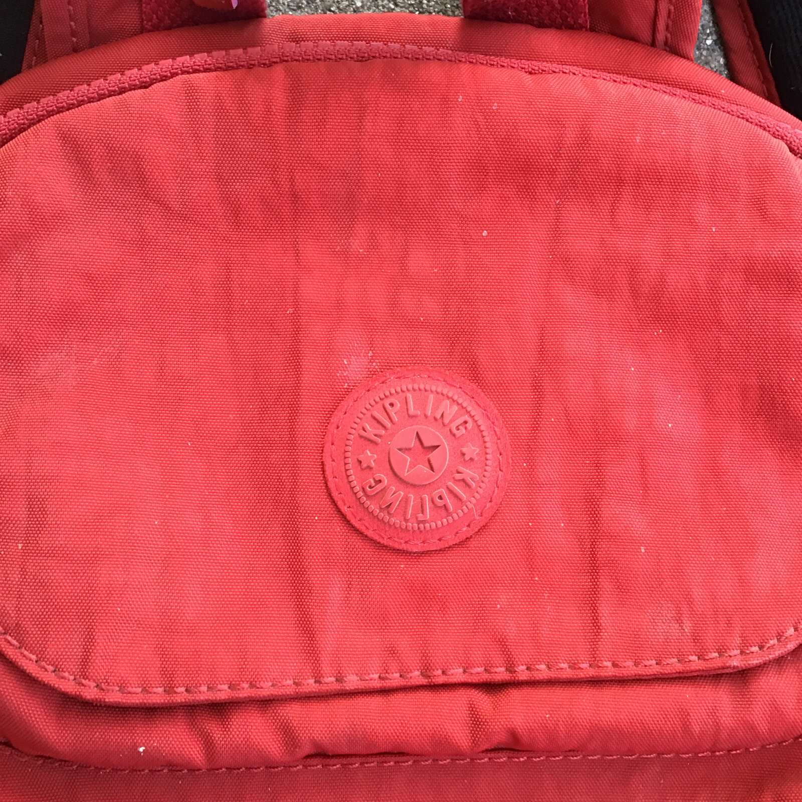 Kipling Matta Red Small Backpack Adjustable Strap… - image 5