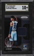 2019 PRIZM SENS. SWATCHES JA MORANT RC PATCH #SS-JAM SGC 10 Gold Label Pristine