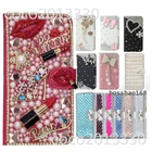 Bling Magnetic card Leather Wallet Case cover For iPhone 13 14 15 16 17 PRO MAX