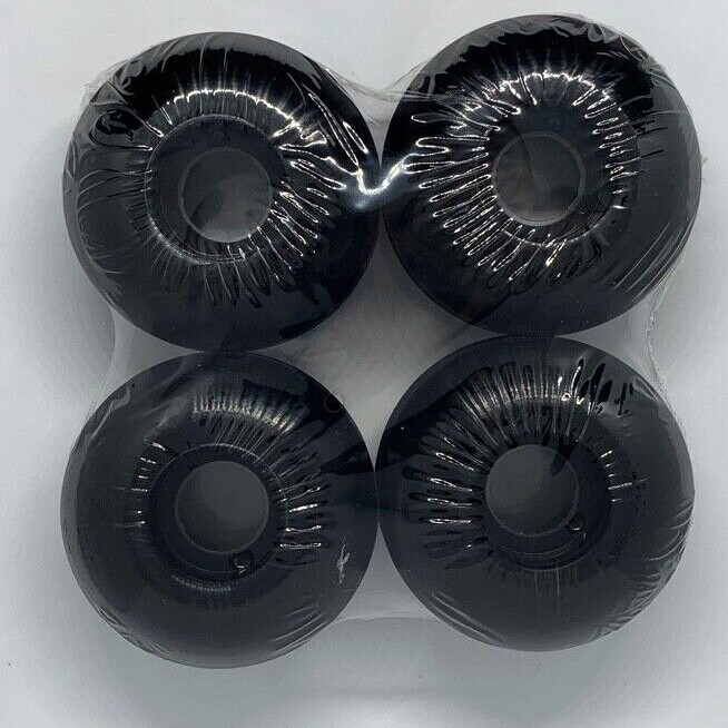 New Red Skateboard Wheels 52mm 95A + ABEC11 Bearing Black Bearings Combo Set Pro