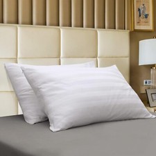 Pillow Cases King Size 100 Egyptian Cotton Pillow Protectors with Zipper 400...