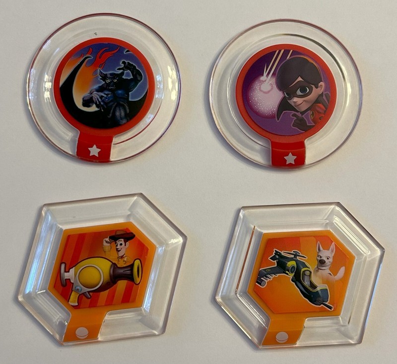 Lot of (4) Disney Infinity Power Discs (see items in description)
