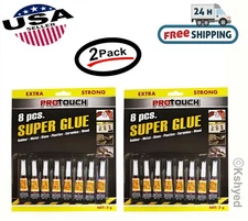 16 Pcs Super Glue - 'Cyanoacrylate Adhesive'  3 Grams All Purpose Repair - New