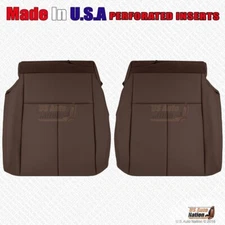 2015-2024 For Nissan Murano Leather Perforated Front Bottom Seat Covers Mocha