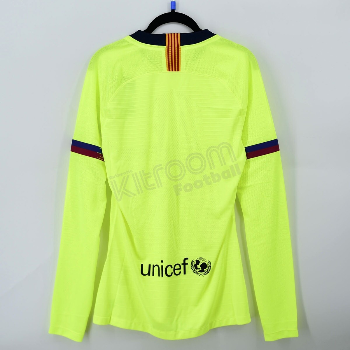 2018-19 Barcelona Player Issue Away Long Sleeve Shirt (Nike) (Size