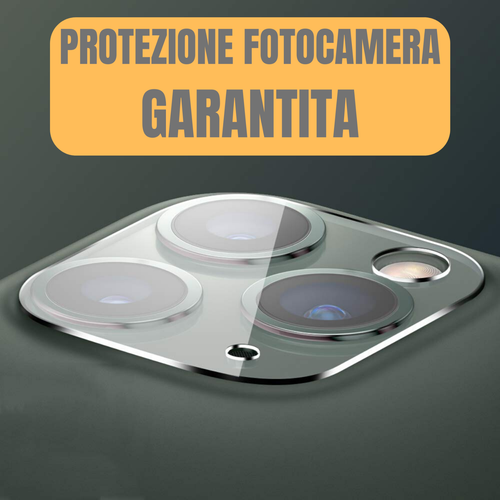 PELLICOLA IN VETRO TEMPERATO FOTOCAMERA Iphone 11 Pro Max PROTEZIONE FULL 9D - Foto 7 di 7
