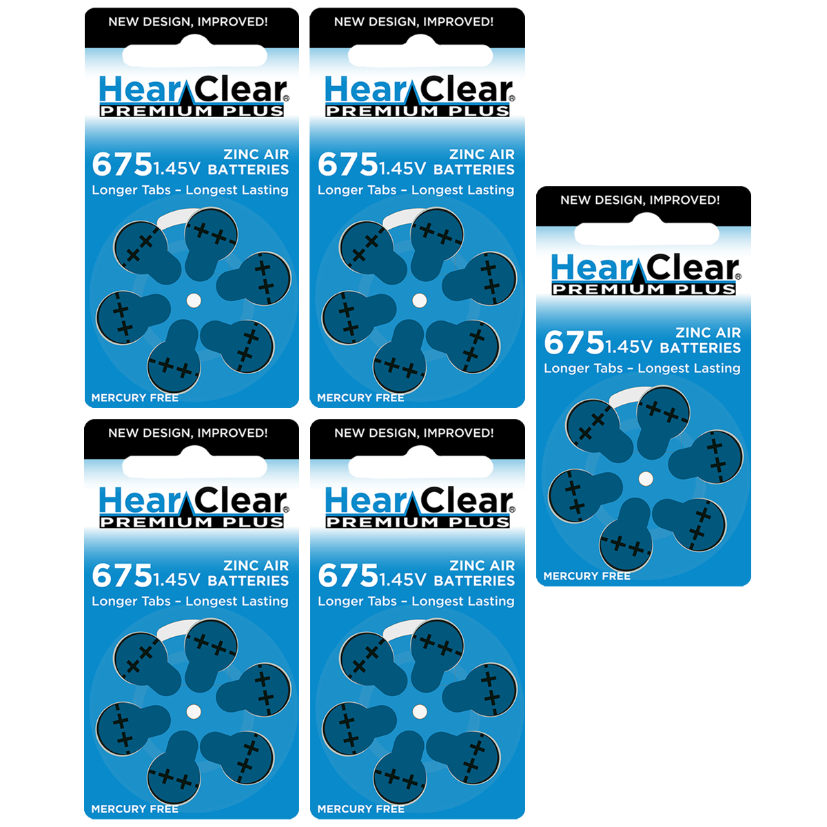 HearClear Size 13 Zinc-Air 1.45V Hearing Aid Batteries  60 Pack Miracell Bonus 6ce25f6e 9045 4d11 8462 Cabe22c4f264.62519c842741171337a7d9e10fedb231