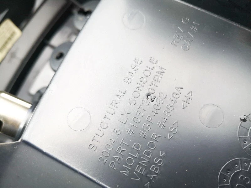 Portavasos y bandeja para monedas Chrysler 300C 2005 1057220trm, genuino #1693160-13 Foto 3 de 4