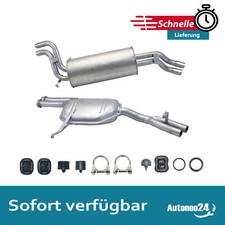 Komplette Auspuffanlage ab Kat Mercedes Benz S-Klasse W126 300 SEL Auspuff