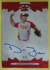 Drew Finley 2015 Leaf Metal Draft Prismatic Red #BADF1 5/5