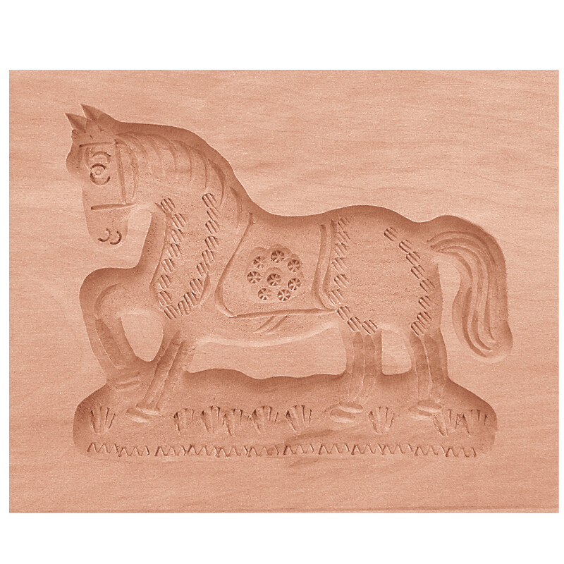 Holz-Prägeform Pferd für Spekulatius / Springerle von STÄDTER