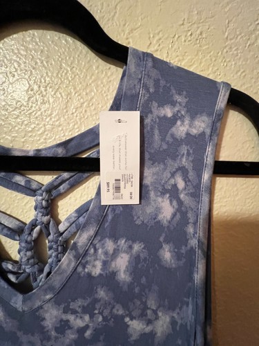 NWT LIVI Lane Bryant Blue SZ 18/20 SHORT SLEEVE ACTIVE WEAR MAXI DRESS MSRP $89 - Picture 4 of 14