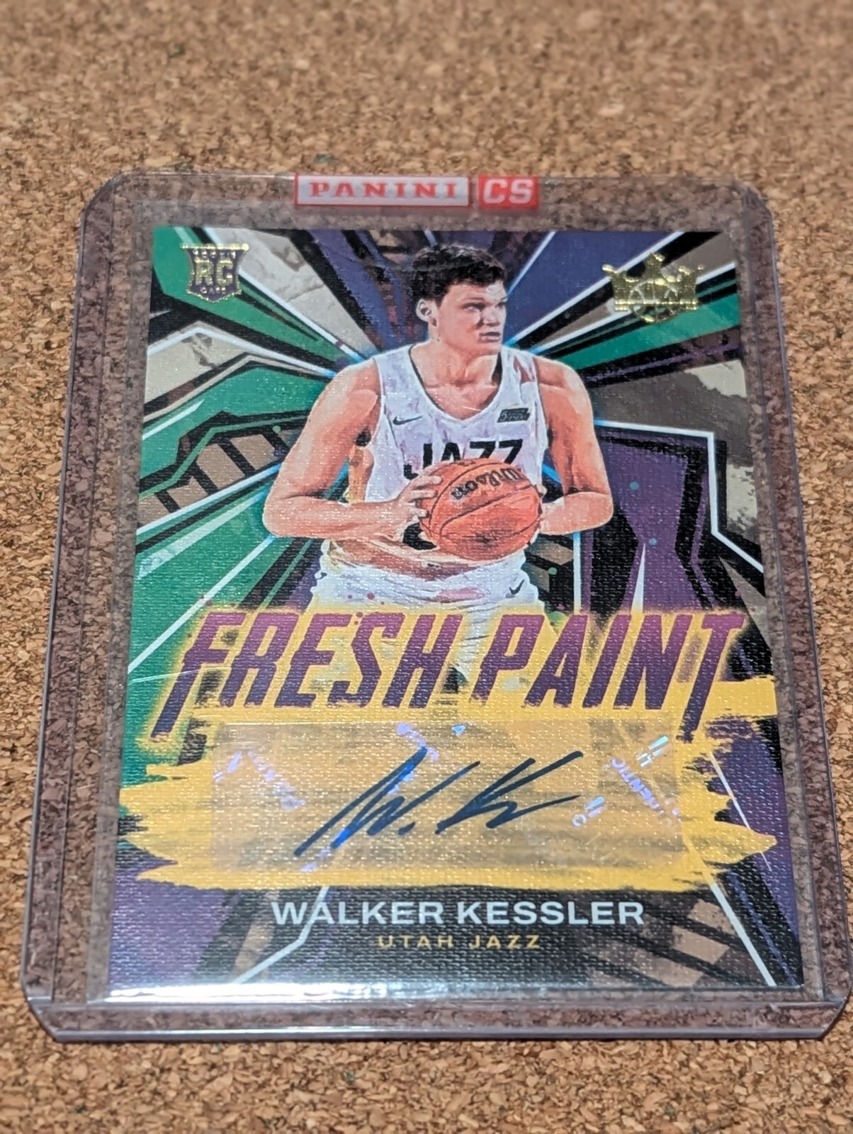 2022-23 Court Kings Walker Kessler Fresh Paint Rookie Autograph /199 Jazz RC SP