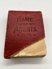Game Of Artist The Fireside Game Co. 1897 Antique With Instructions 1117