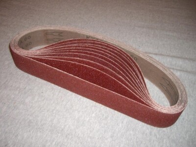 1/2 x 18'' Sanding Belt Air File Belt 200 PC Sander 36 60 80 120 180 Grit grinder