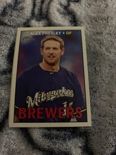 2016 Topps Heritage High Number #525 Alex Presley Milwaukee Brewers