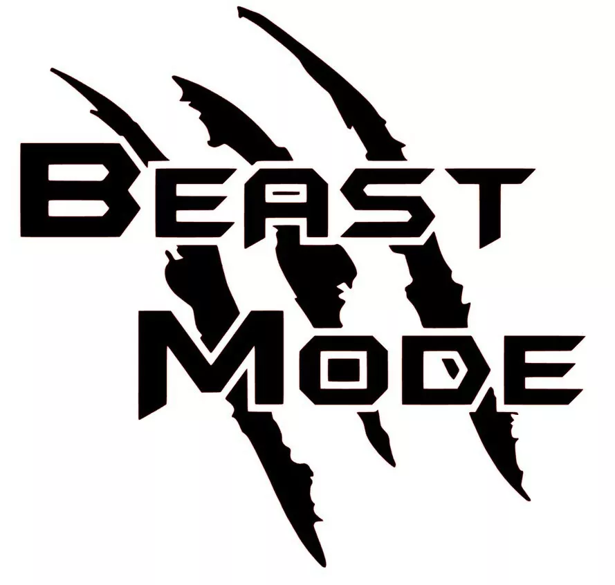 Beast Mode: Great Ape Form - Vinyl Sticker