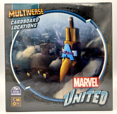 Marvel United CARDBOARD LOCATIONS Kickstarter Exclusive Expansion EN CMON