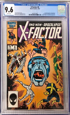 X-Factor  #6 CGC 9.6 White Pages