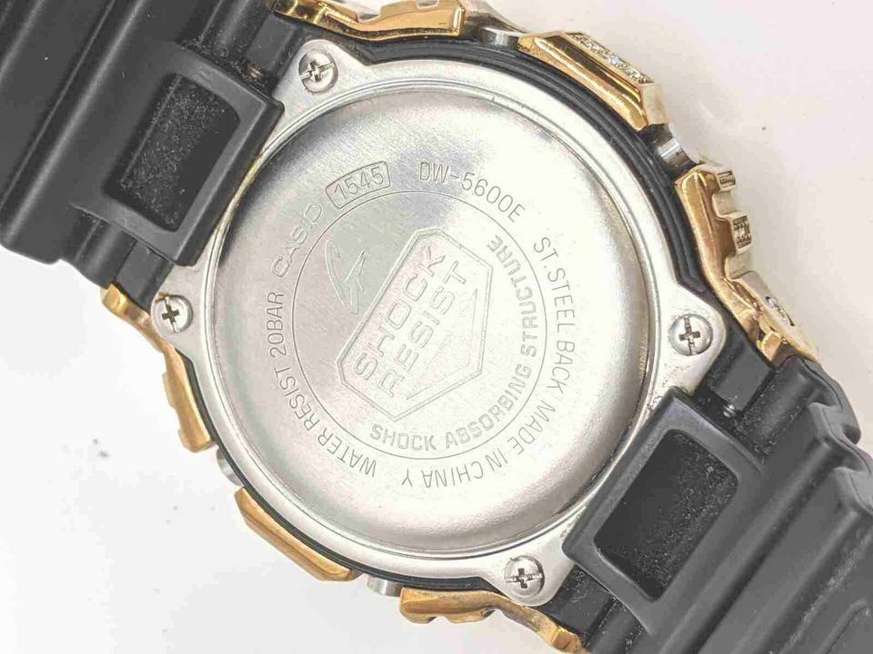 Casio Custom Gold Plated Crystal DW-5600E G-SHOCK 861265 | eBay