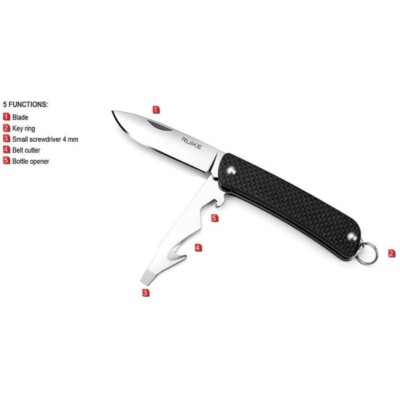 Ruike S21 Small Multi Tool Black G10 Handle 12C27 Stainless Blade Knife