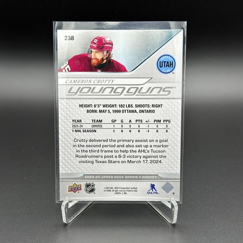 2024-25 Upper Deck Series 1, 2 and Extended YOUNG GUNS ~ YOU PICK from the list! - Picture 64 of 143