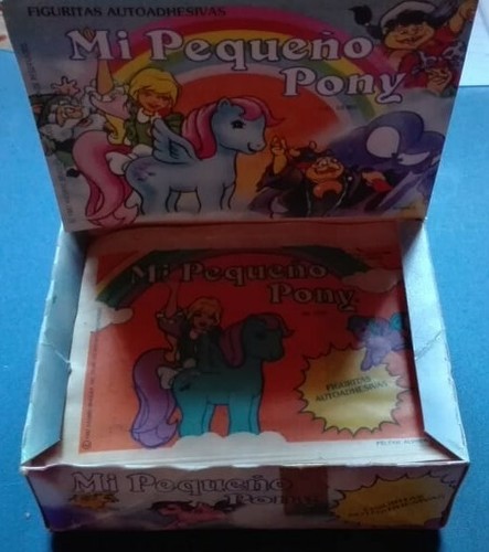 LOTE DE 2 CAJAS MY LITTLE PONY 50 SOBRES PEGATINAS CADA UNA ARGENTINA 1987 - Imagen 3 de 4