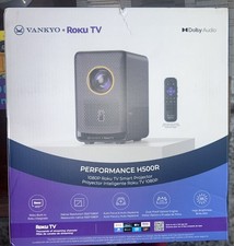 NIB VANKYO Performance H500R Native 1080P Portable Projector FullHD 5G Wifi ROKU
