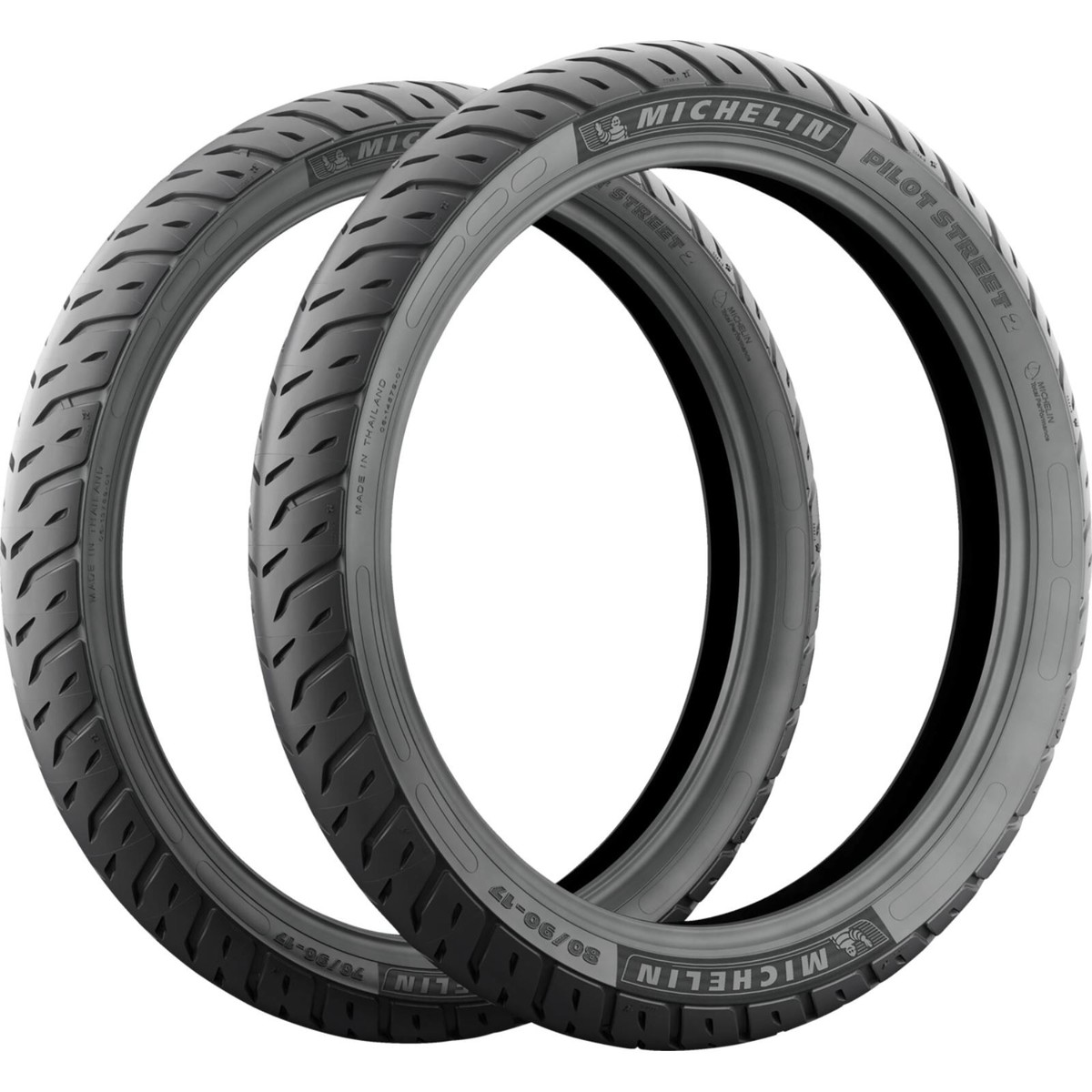 【ほぼ新品】MICHELIN PILOT STREET2 100/80-17 Michelin Pilot Street 2, 87-9631 100/80-17 EMOTO Road Tire