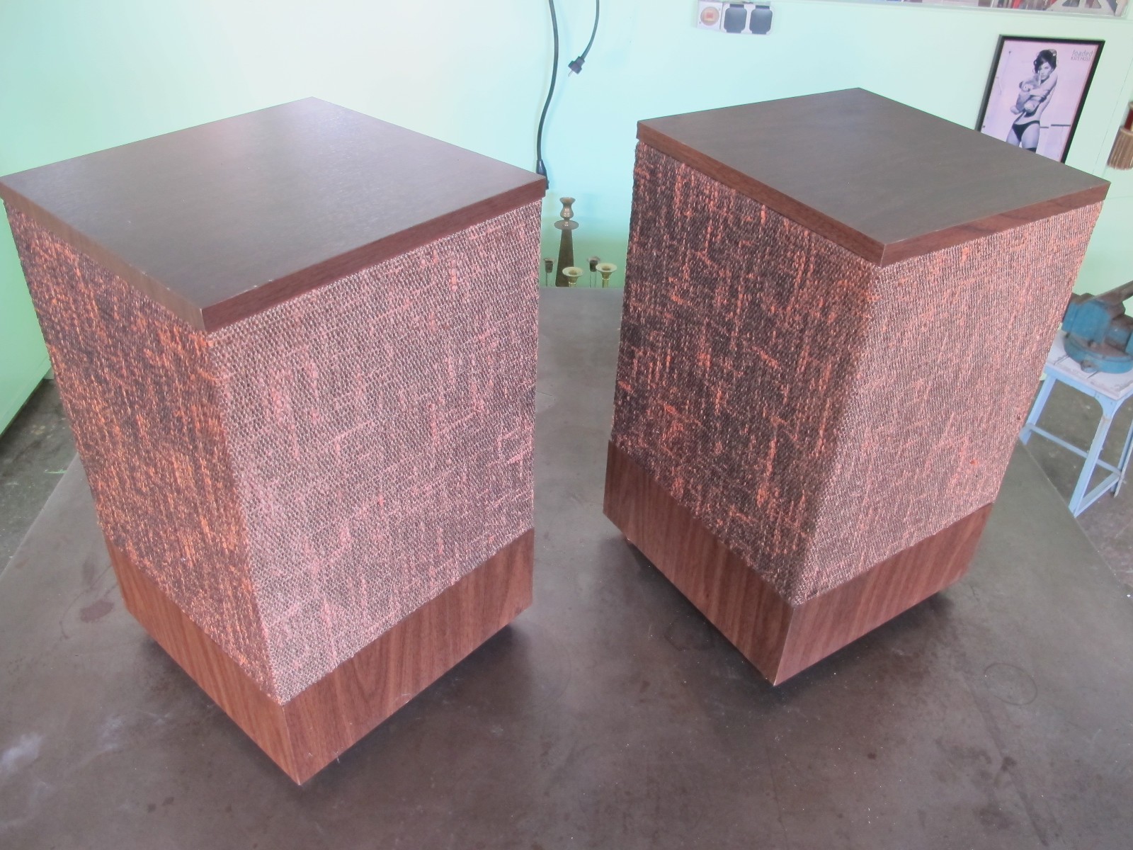 Bose 501 Vintage HIFI Lautsprecher guter originaler Zustand Tieftöner neu!  Top!