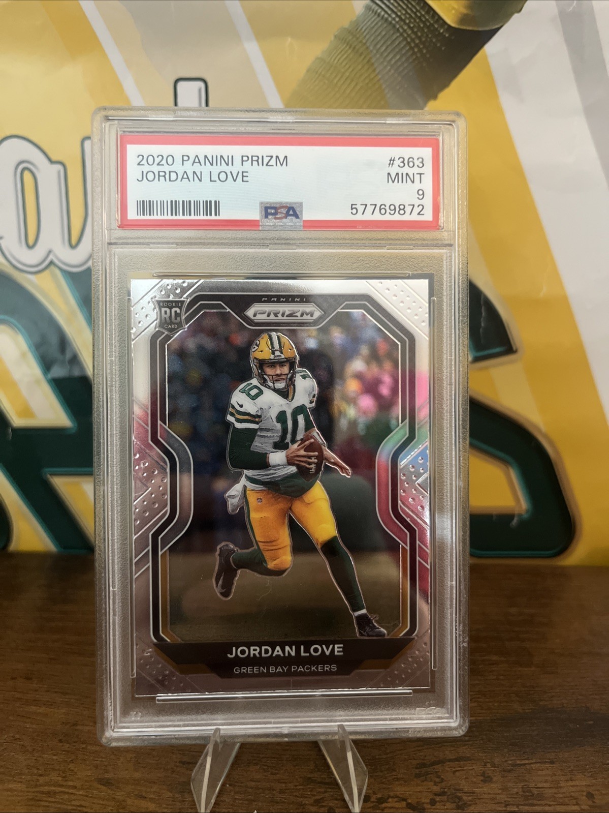 2020 Panini Prizm Jordan Love #363 (RC) PSA 9