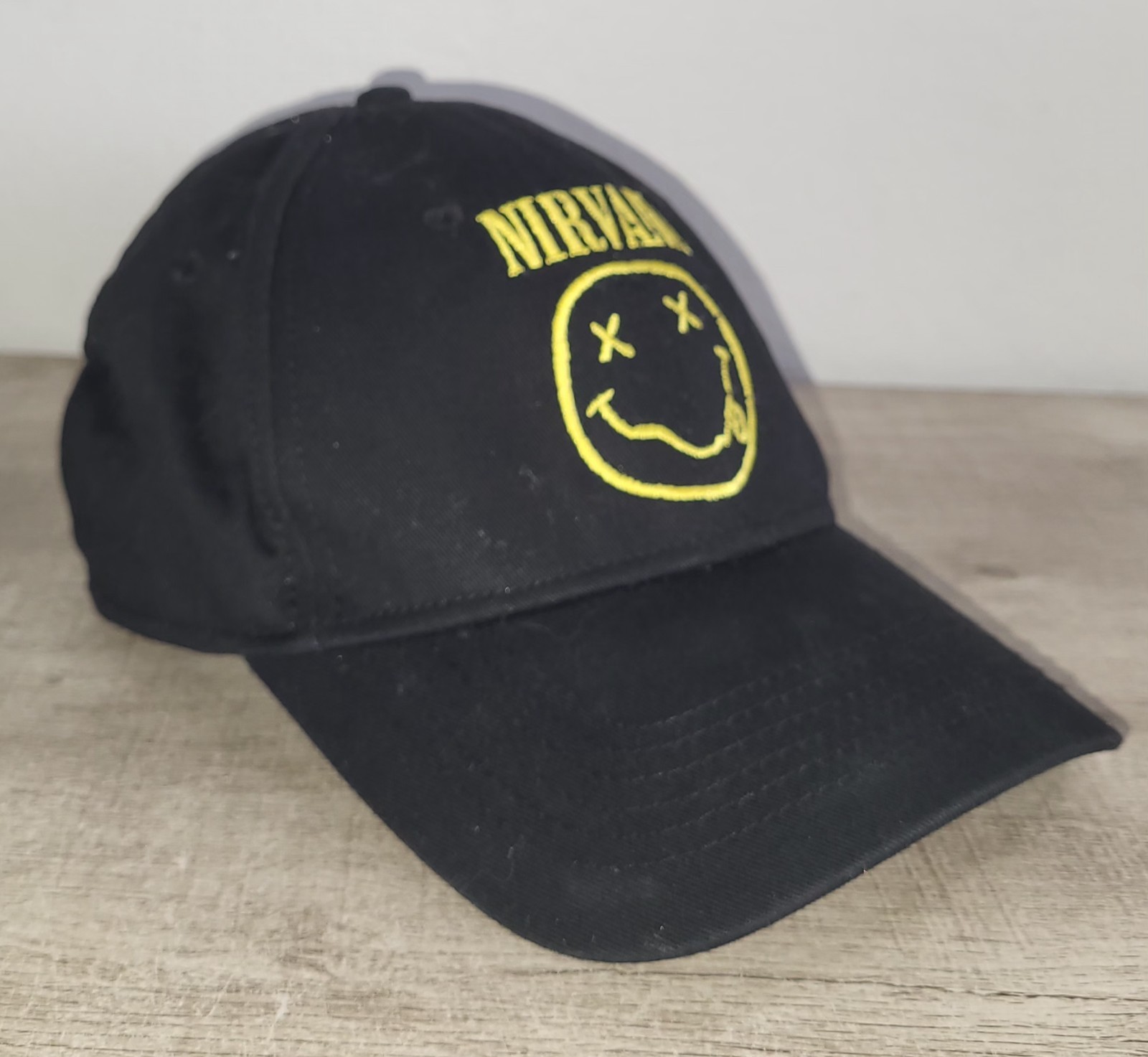 Nirvana Smiley Face Black Adjustable Snapback Bas… - image 5