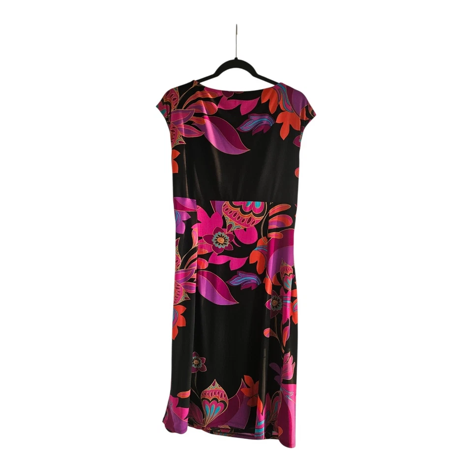 Vestido Evan-Picono Sin Mangas RETRO Floral Elastizado Pullover Fruncido TALLA FALTANTE  Foto 2 de 4