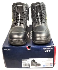 Reebok Work TRAINEX Men's 6" Black Sport Boot With Net Guard Size 13M RB6755