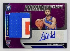 2024-25 Totally Certified Ajay Mitchell RC Patch Auto Purple /49 SP