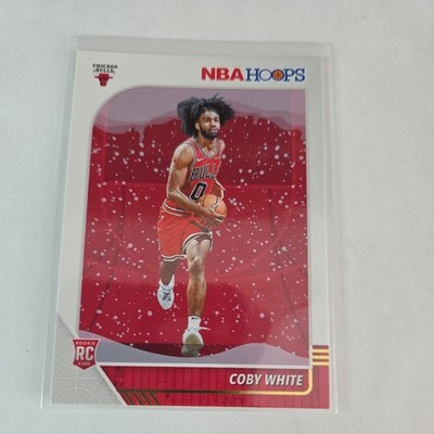 Coby White 2019-20 NBA Hoops Winter Variation #204 Chicago Bulls Rookie    